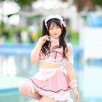 【写真特集】篠原ののか（KissBee）、お腹＆太ももチラ見せのメイドコスチュームで釘付けに！＜近代麻雀水着祭2022＞