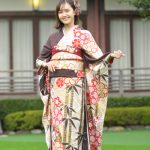 尾碕真花「初めてこげ茶になりました」、青系を脱した晴れ着にワクワク＜オスカー晴れ着撮影会＞