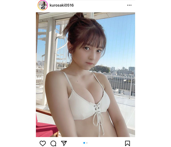 Peel the Apple・黒嵜菜々子、健康美あふれる透明ボディで魅了！