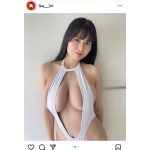 未梨一花、圧がスゴい爆乳変形水着で瞬殺！「本当に完璧です」