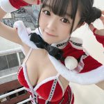 トキメロ・湊川みる、屋上で大胆！サンタ衣装から桃尻丸見え