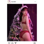 竹内舞、セクシーな透けランジェリーで願うクリスマスプレゼントは？