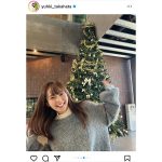 SKE48・高畑結希、巨大なクリスマスツリーにウキウキ笑顔！「可愛い躍動感」「かわいさの極み」と反響ぞくぞく