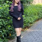 咲真ゆか(MyDearDarin')、美ボディアピールの黒ワンピで圧倒的オーラ!「インスタでは画角と明るさを気をつけています」【写真特集第2弾】