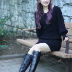 咲真ゆか(MyDearDarin')、美ボディアピールの黒ワンピで圧倒的オーラ!「インスタでは画角と明るさを気をつけています」【写真特集第2弾】