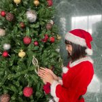 ベストオブミス ミスユニバーシティ長沼麻陽、サンタ姿披露