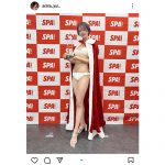 レースクイーン・新唯、眩しい白ビキニで「ミスSPA!2022」グランプリを報告！