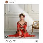 ゆきぽよ、着物姿で谷間&美脚を大胆見せの色っぽいショットを公開！