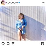 フミカ、隙間からランジェリーのぞかす彼シャツショット公開！