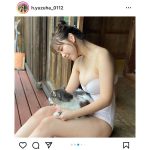 NMB48・本郷柚巴、二十歳の美ボディ全開のビキニオフショット公開