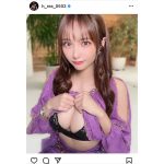 花咲れあ、ジャスミン衣装で美谷間チラ見せ！