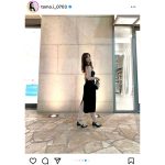 板野友美「海外では肌見せしたくなる」、背中開きドレスをセクシーに着こなし