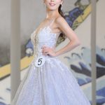 「ミス日本2023」ファイナリスト・上村さや香、胸元開きのドレスをエレガントに着こなし＜第55回ミス日本コンテスト2023＞