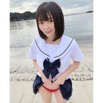 トキメロ・湊川みる、清楚な制服スカートまくって刺激的なビキニあらわに！