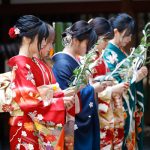 【乃木坂ピョンピョン世代】中西アルノ、伊藤理々杏ら20歳メンバーが乃木神社で晴れ着姿披露