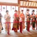 NMB48の新成人メンバーが大阪天満宮で振袖姿披露!