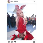 コスプレイヤー・篠原みなみ、バニーコスでセクシーな桃尻チラリ！