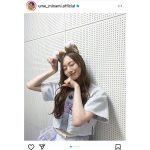 乃木坂46・梅澤美波、紅白「きつねダンス」衣装のオフショットが可愛すぎる！