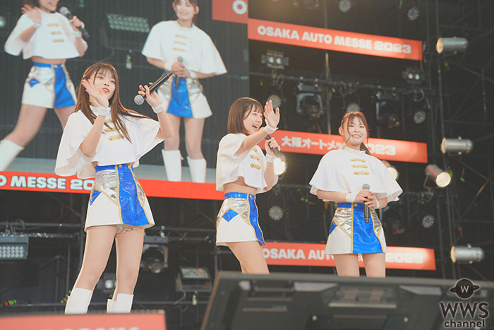 【動画】岡山国際サーキットのイメージガール・PaRet、ミニスカ新衣装で大阪オートメッセ2023に登場！！