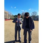 ドラマ『女神の教室』山田裕貴、安井順平との楽しそうな2ショットを披露