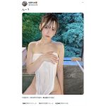 コスプレイヤー・紅羽りお、バスタオル一枚でキワドい肌見せ！