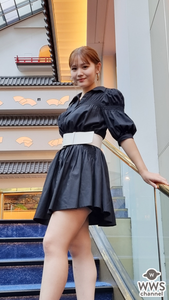 【写真特集】小林有海さん、可愛らしいミニ丈ワンピースから美脚披露！「異素材をミックスさせた綺麗めな服装が好き」＜レディーユニバースジャパン栃木代表＞