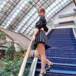 【写真特集】小林有海さん、可愛らしいミニ丈ワンピースから美脚披露！「異素材をミックスさせた綺麗めな服装が好き」＜レディーユニバースジャパン栃木代表＞