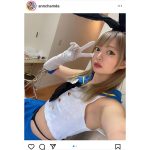 杏ちゃむ、肌見せセクシーな『島風』コスで桃尻披露！