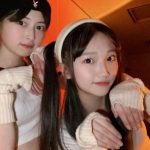 少女歌劇団ミモザーヌ・あんどうはな、いしばしゆあとY2Kファッションで2ショット！