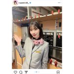 AKB48・浅井七海、ANAのCA制服姿にファン歓喜