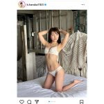 Jams Collection・坂東遥、腹筋際立つランジェリー姿のオフショット大公開！