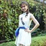 【写真特集】慶應義塾大学・堤萌さん、白のクールなミニ丈衣装で美を追求！「ダンスが好きでK-POPコピーダンスサークルに所属しています」