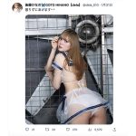 dela・後藤ひなの、スケスケセーラー服で見せる美尻でフェチ心を刺激