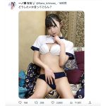 一ノ瀬なな、ブルマからキワドい肌見せで悩殺！