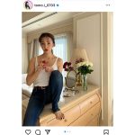 板野友美 「いい日を過ごせますように︎」、タンクトップ姿の肌見せに「美の臨界点を突破した」と絶賛の声