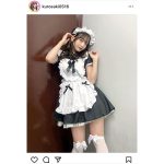 黒嵜菜々子（Peel the Apple）「養ってください」、太ももチラ見せメイドにご奉仕希望者続出！