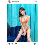 名取くるみ、ヌルテカでセクシー限界突破なビキニオフショット披露！