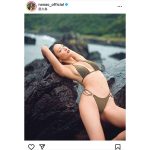 菜々緒、イナバウアーで魅せる曲線美で魅了