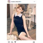 志田愛佳、魅惑のノースリーブキャバドレスで魅了