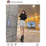 NMB48・貞野遥香、大人かわいいが詰まった美脚コーデで釘付け！