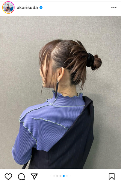 須田亜香里、アシメ衣装で披露した美脚に歓喜の声ぞくぞく