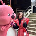 坂巻有紗が高尾山で節分の豆まきに参加！「運気を上昇させて女優のお仕事を頑張る！」