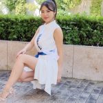 【写真特集】茨城代表・山口理子さん、白のクールなSDGs衣装でミスユニバーシティを語る！「自分の心を大切にするセルフラブを発信したい」