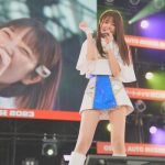 【動画】岡山国際サーキットのイメージガール・PaRet、ミニスカ新衣装で大阪オートメッセ2023に登場！！