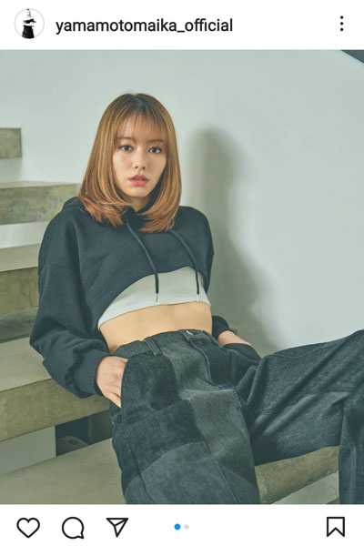 山本舞香、お腹チラ見せ韓国コーデで可愛いギャルピースに歓喜の声！