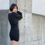 【写真特集】ミスSPA!2022グランプリ・新唯、黒のタイトワンピースで美ボディ披露！「水着撮影会でファンの人も増えたかな」