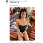 レースクイーン・相沢菜月、胸元ホクロがセクシーなハタチの美ボディ全開！