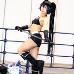 【コスプレイヤー】泡沫いろはさん、肌見せの「ブラック★ロックシューター」コスプレを披露！＜AnimeJapan 2023＞