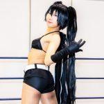 【コスプレイヤー】泡沫いろはさん、肌見せの「ブラック★ロックシューター」コスプレを披露！＜AnimeJapan 2023＞