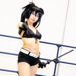 【コスプレイヤー】泡沫いろはさん、肌見せの「ブラック★ロックシューター」コスプレを披露！＜AnimeJapan 2023＞